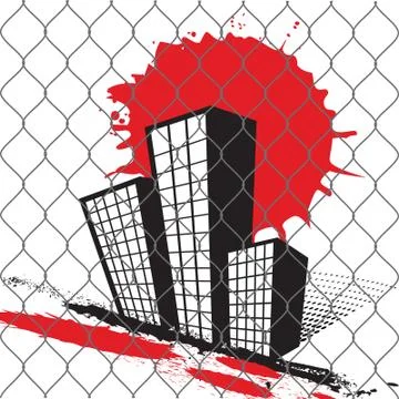 Urban background Stock Illustration