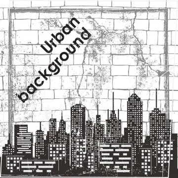 Urban background Stock Illustration