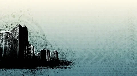 Urban background, light blue Stock Footage 47588687
