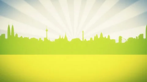 Urban Background Retro HD Stock Footage 38108318