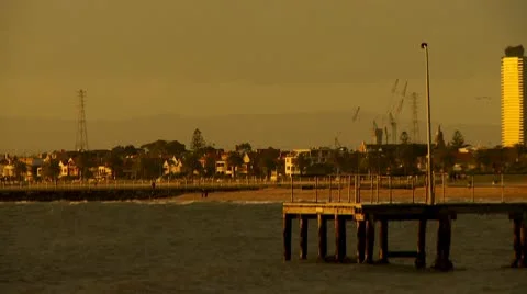 Urban Beach Stockbeeldmateriaal 10564623