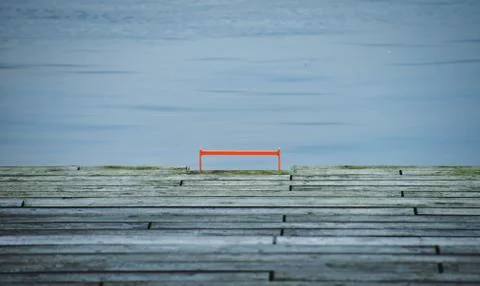 An urban beach Foto stock