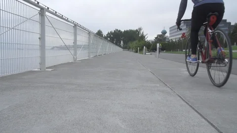 Urban Biking Stock Footage 86873682