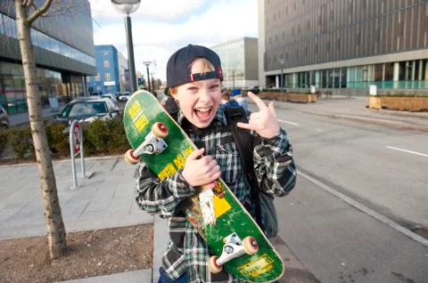 Urban boy Stock Photos