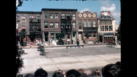 Urban Brick Facades Stock Footage 276290365