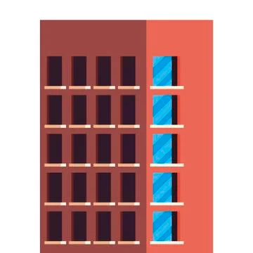 Urban building construction icon Ilustración de archivo