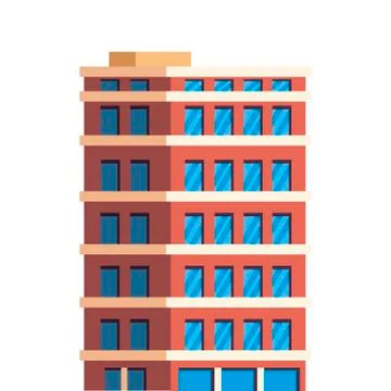 Urban building construction icon Ilustración de archivo