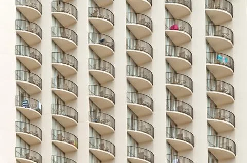 Urban building, facade pattern Stock Photos