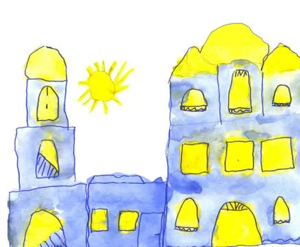 Urban building Stock Illustration