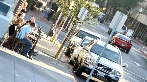 Urban Cafe Video stock 846941