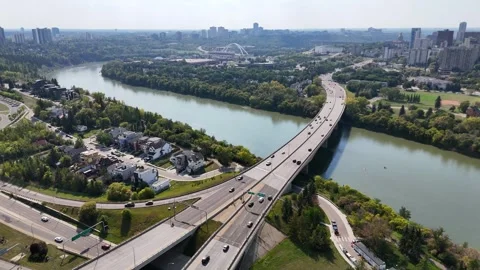 Urban Center from the Sky Stock Footage 315813452