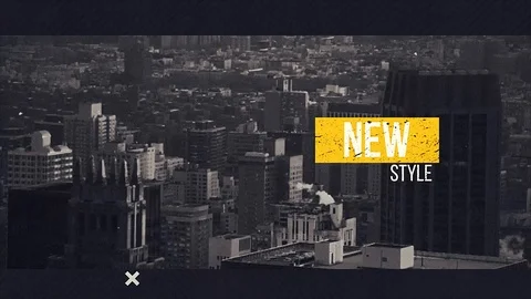 Urban City Hip-Hop Street Style Stock After Effects