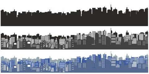 Urban city skyline vector  스톡 일러스트