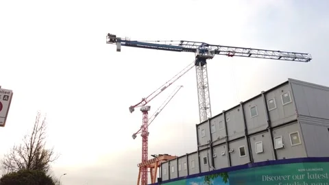 Urban Construction Site Stock Footage 146488708