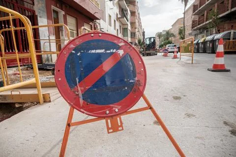 Urban Construction Zone Stock Photos