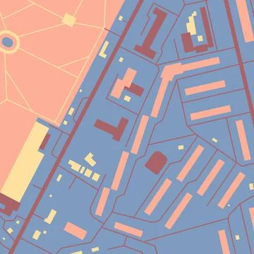 Urban dawn Stock Illustration