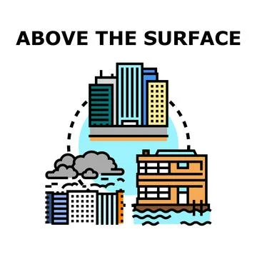 Urban development conceptualizing diverse city environments Ilustración de archivo