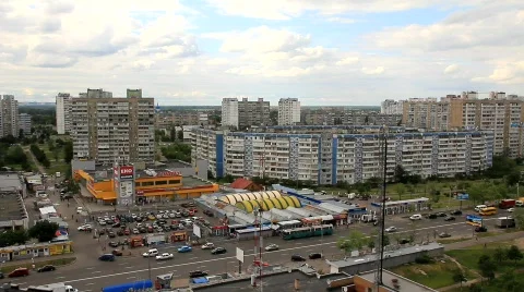 Urban district Video stock 738644