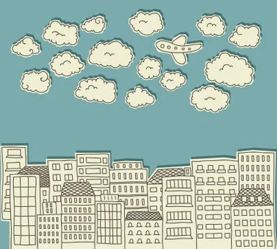 Urban doodle Stock Illustration