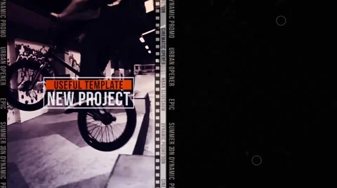 Urban Dynamic Slideshow 库存 After Effects