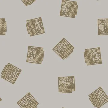 Urban environment microplastic line vector seamless pattern Illustrazione stock