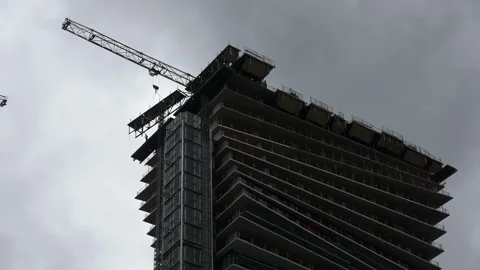 Urban Evolution: High-Rise Development in Mississauga 2022 (Editorial) Stock Footage 159738545