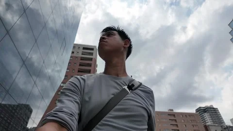 Urban Exploration from a Unique Perspective Stock Footage 315469517