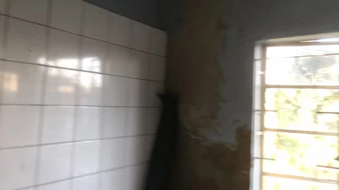 Urban exploring derelict house Stock Footage 252343752