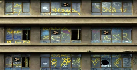 Urban Fan Stock Footage
