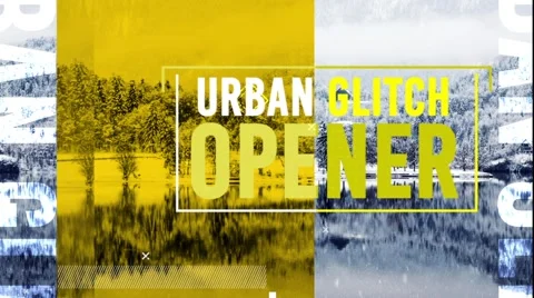 Urban Glitch 스톡 After Effects