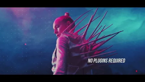Urban Glitch Opener After Effects stock
