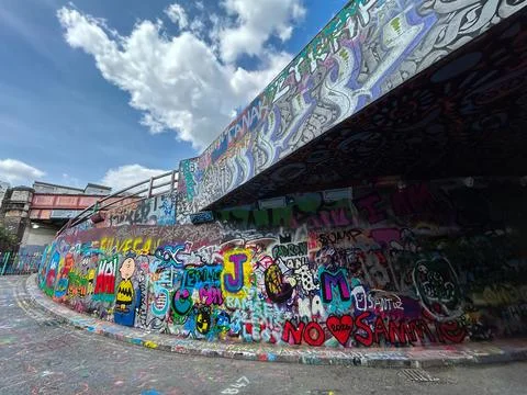 Urban Graffiti Mural Stock Photos