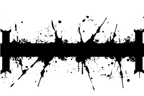 Urban Graffiti: Vector Paint Splashes and Ink Stains on Dirty Background. Stock Illustration