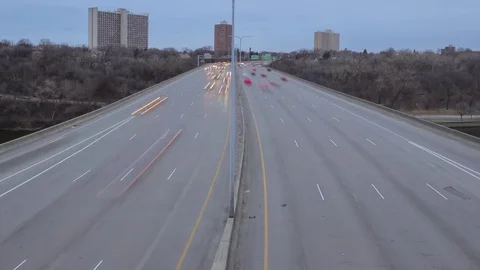 Urban Highway Traffic Video stock 81144238