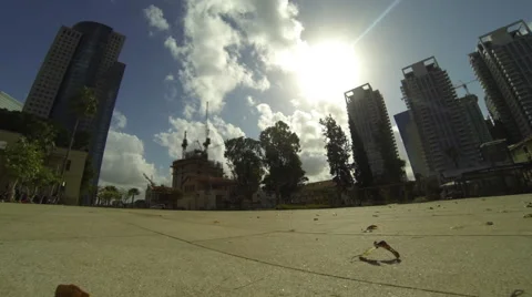 Urban hyperlapse with clouds Vídeos de archivo 52613452