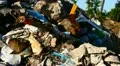 Urban illegal dump HD Footage
