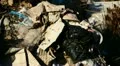 Urban illegal dump HD Footage