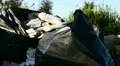 Urban illegal dump HD Footage