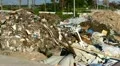 Urban illegal dump HD Footage