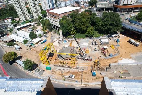 Urban Infrastructure Construction Site Stock Photos
