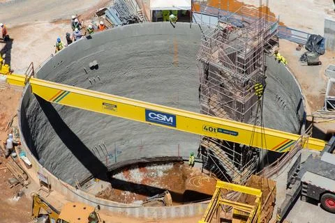 Urban Infrastructure Construction Site Stock Photos