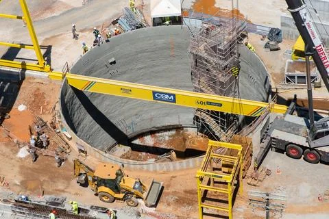 Urban Infrastructure Construction Site Stock Photos