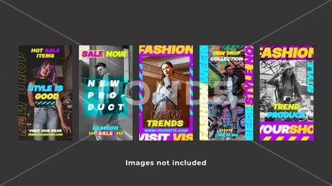Urban Instagram Stories Template PSD