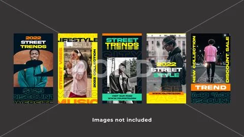 Urban Instagram Stories PSD Template