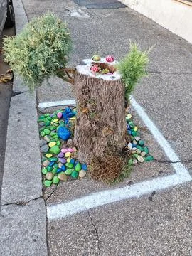 An urban installation Stock Photos