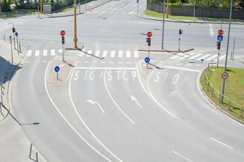 Urban Intersection Stock Photos