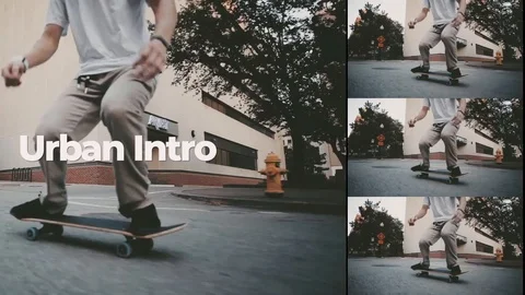 Urban Intro 스톡 After Effects