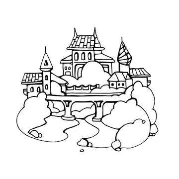 Urban landscape Stock Illustration