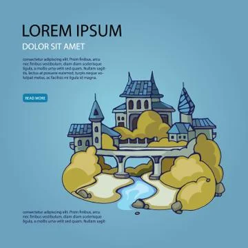 Urban landscape Stock Illustration