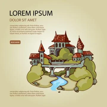 Urban landscape Stock Illustration